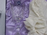 Two Crystal wine goblets item 380