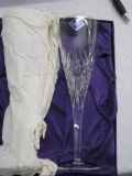 Two Crystal flutes item 383