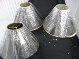 3 lamp shades item 226-228