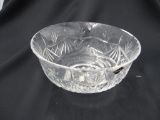 8 inch crystal bowl item 428