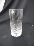 Six Crystal tweeted highball glasses item 445