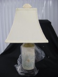 Porcelain lamp with shade item 262