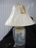 Porcelain lamp with shade item 265