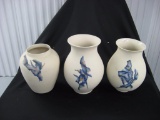 Porcelain vase items to 285-287