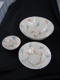 Three porcelain bowls item 334