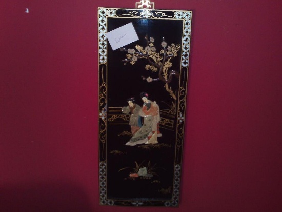 2 Oriental inlay squared ladies pictures