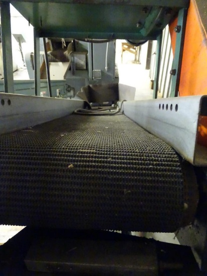 Roach Conveyor -76" long, 13" wide, on rollers