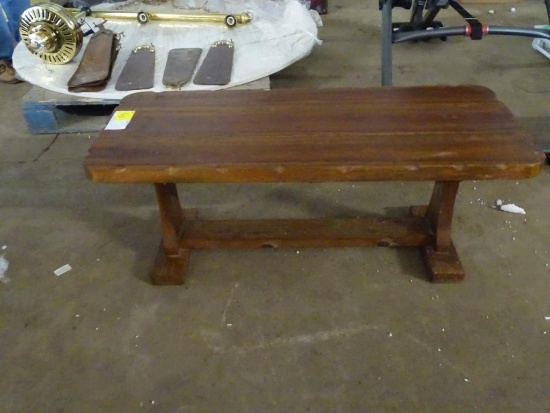 Wooden Bench-40" long, 16.5" wide, 16" tall