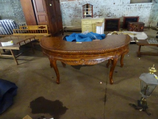 Antique Oval Desk