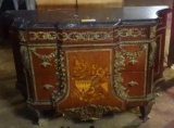 Antique French Marble top Commode-58'