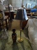 Floor lamp and Vase