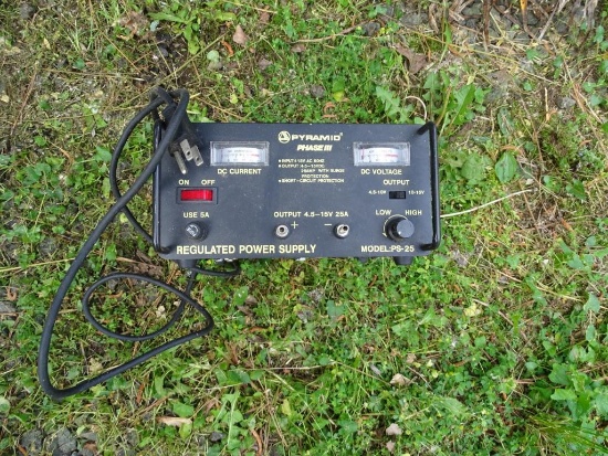 Pyramid Phase III Regulated Power Supply-Model PS-25