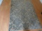 Balta Aqua Blue rug, 4' x 6', made in Belgium, 10% Olefin fiber.