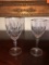 Lenox crystal-platinum rim, 14 water glasses, 5 wine glasses, 9 small wine glasses.