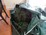 10 ft. pre-lit Frasier Fir Christmas tree-4 sections with stand.