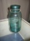Ball Sure Seal Flip Top type Jar-1910-1923 green glass, dropped 