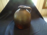 1870s Albany Slip Beehive Syrup Jug (minor chips @ spout/handle)-1GAL.