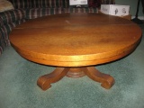 Tiger Oak round table 48