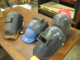 Welding Masks (4) & 2 strikers