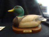Beam's Duck Decoy Mallard Decanter, First in a Series, purchased in 1989 for $74.15, receipt include