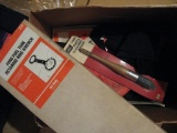 Box of Tools-K-D tools, tool belt, knee pads, back support