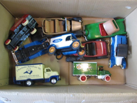 Box of Bank Cars and Trucks