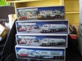 Hess Toy Tanker Trucks (2), Hess Toy Truck & Racer, Hess 18 Wheeler & Racer