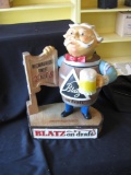 Blatz Man!-Cast iron (has few chips): Blatz Brewing, Madison, Wisconsin, BO-363