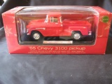 1955 Chevy 3100 Pickup-1:24 Scale- die cast zinc alloy body w/ plastic trim