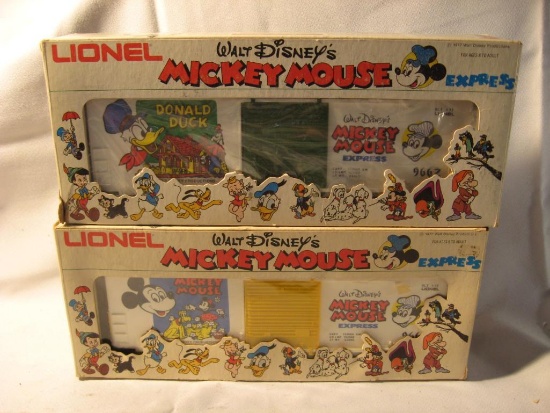 2 Disney Boxcars