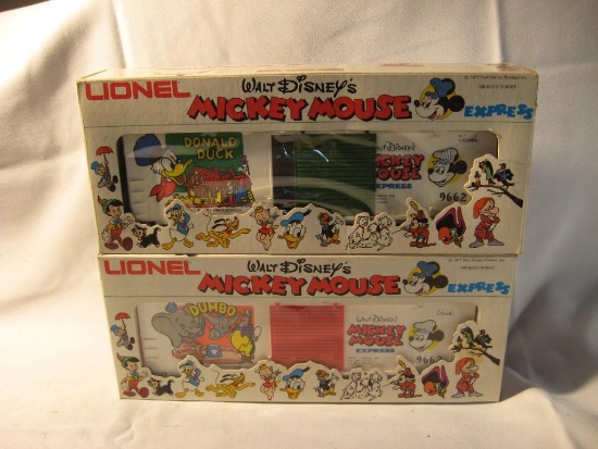 2 Disney Hi Cube Boxcars