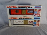 Sir Walter Raleigh Box Car, 6-7706 & White Owl Box Car, 6-7707