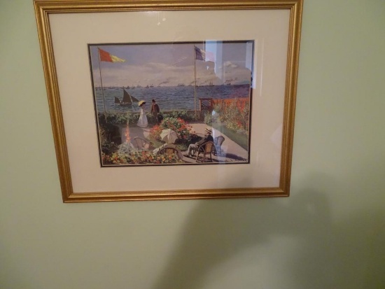 Claude Monet framed print-22" W x 17" H