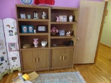 Side by Side Laminate Bookcases w/ contents-Each is 30