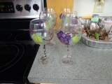 Hand Painted wine glasses-6