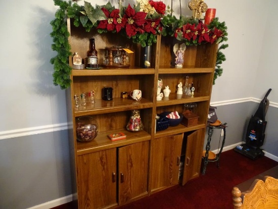 Side by Side wood laminate bookcase-Each is 72"H x 30" W x 12"D