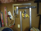Lots of Tools! Planers, crow bars, saws, T Square, Hand saws, Yard Counter, Hacksaw, First Aid Kit