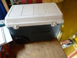 Coleman Cooler on rollers