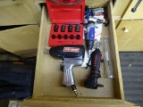 Craftsman 1/2 in. Impact Wrench Model 875.199870 & Husky Hi Speed Cutoff Tool + Kobalt Grinder