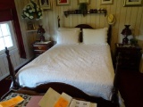 Solid Wood Double Bed, Dresser/mirror and 2 beside tables