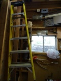 Werner 6 ft. ladder-yellow-aluminum/fiberglass