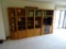 Wall Wood Entertainment Center-Six Sections-