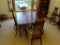 Beautiful Solid Wood Table w/8 chairs. Mid Century Modern. 5' L x 42