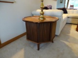 2 Solid Wood Octagonal Side Tables, 22