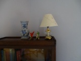 Vase, Lamp and Knickknacks