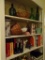Everything on Bookshelf!-Jugs, Vases, Pitchers, books
