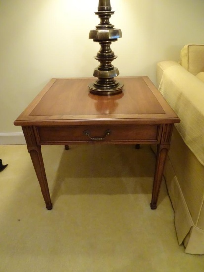 2 Henredon end tables-25" square, 21" tall.