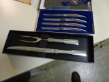 Towle steak knife set and serving fork and knife