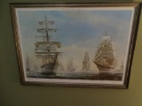 A Gathering of International Ships in NY Harbor in 1976 by Kipp Soldwedel. Canvas.