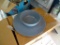 IKEA blue/gray matte plates (16) and cereal bowls (4). 1 plate is chipped.
